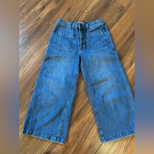 Point Sur Wide Leg Cropped Jeans